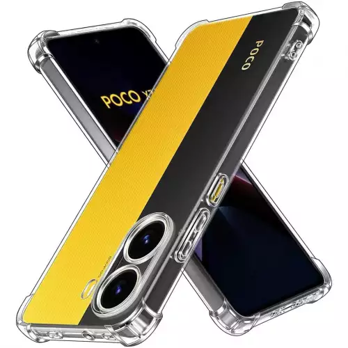 Funda airbag transparente para Xiaomi Poco X7 Pro