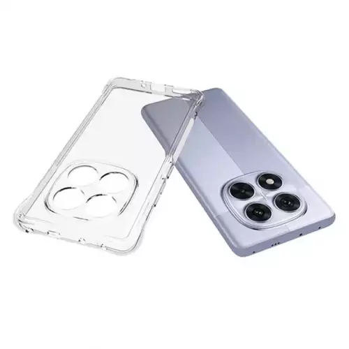 Funda airbag transparente para Xiaomi Redmi Note 14 Pro 4G