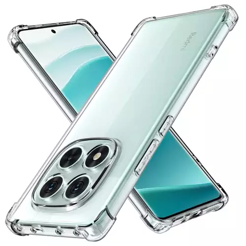 Funda airbag transparente para Xiaomi Redmi Note 14 Pro Plus