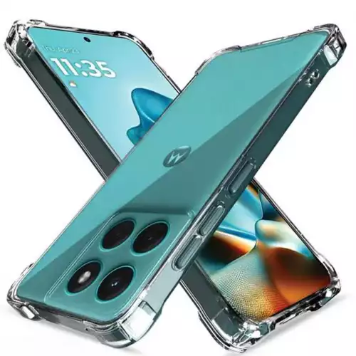 Funda Motorola Edge 60 airbag transparente protección cámara