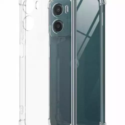 Funda Motorola Moto E15 airbag transparente protección cámara