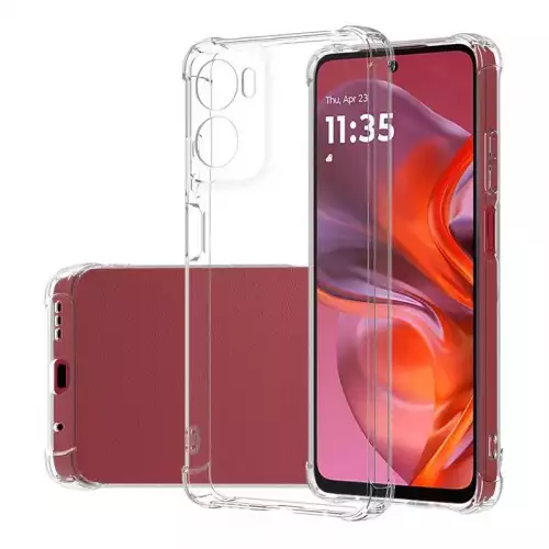 Funda Motorola Moto G05 airbag transparente protección cámara