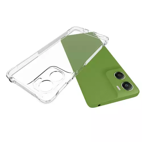Funda Motorola Moto G06 airbag transparente protección cámara