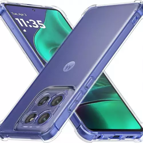 Funda Motorola Moto G15 airbag transparente protección cámara