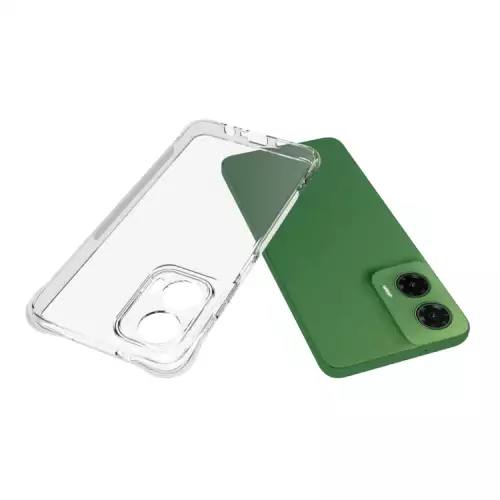 Funda Motorola Moto G35 airbag transparente protección cámara