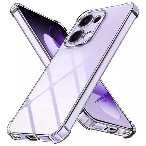 Funda Oppo Reno 13 antichoque TPU transparente protección cámara