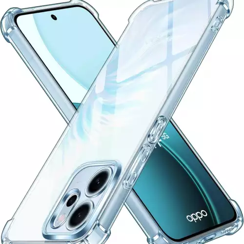 Funda Oppo Reno 14F antichoque TPU transparente protección cámara