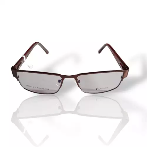 Gafas Century montura rectangular para hombre café
