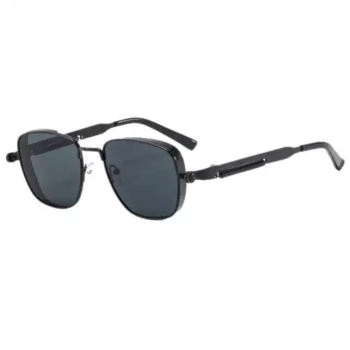 Gafas de sol negro protección UV400 para mujer con estuche