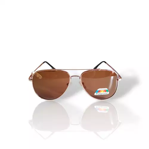 Gafas de sol unisex protección UV 400 dorado