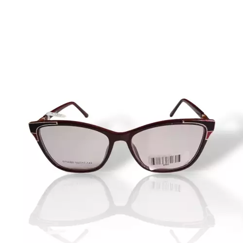 Gafas oftálmicas para mujer montura agatada vinotinto Elk