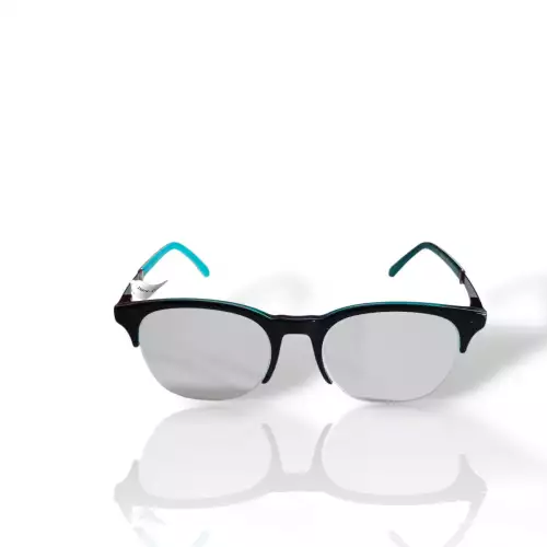 Gafas oftálmicas para mujer montura redonda azul