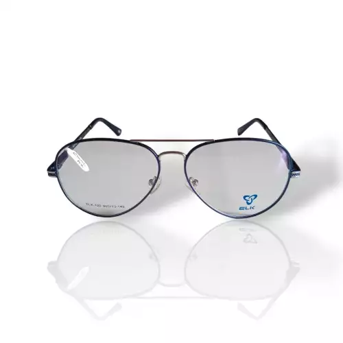 Gafas oftálmicas unisex montura ovalada azul Elk
