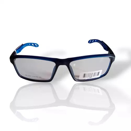 Gafas para hombre montura cuadrada azul resistente