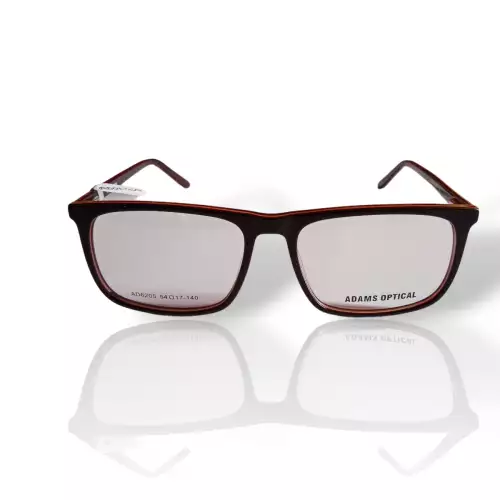 Gafas para hombre montura cuadrada café Adams Optical