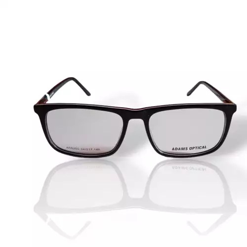 Gafas para hombre montura cuadrada negra Adams Optical