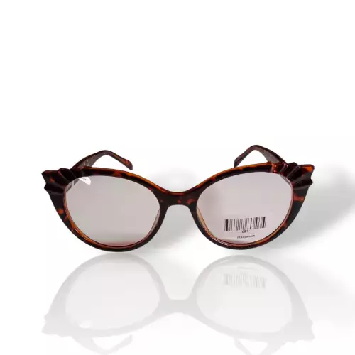 Gafas para mujer montura agatada café naranja