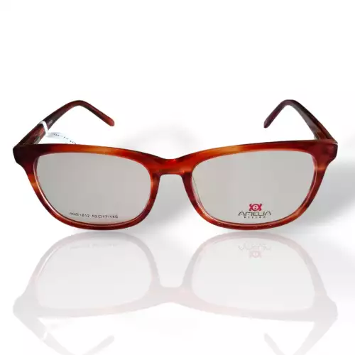Gafas para mujer montura ovalada color miel