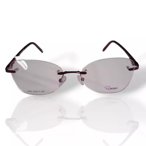 Gafas para mujer montura ovalada morada Ration