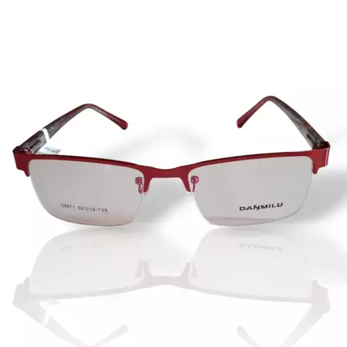 Gafas para mujer montura rectangular rojo