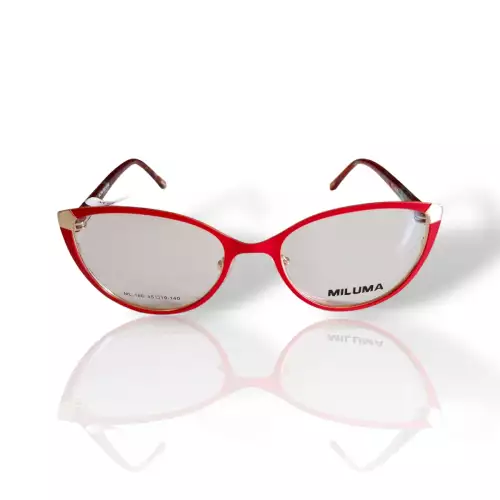 Gafas para mujer montura roja material liviano