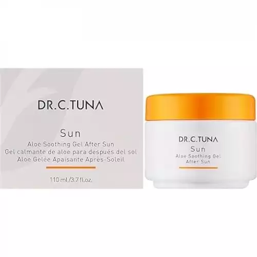 Gel aloe vera calmante después del sol refrescante