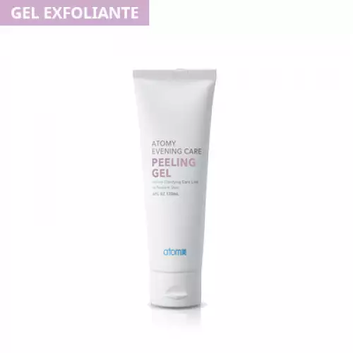 Gel exfoliante facial limpieza profunda células muertas