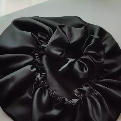Gorro de satín doble tela reversible para dormir