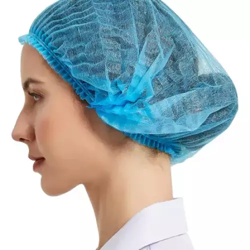 Gorro Desechable Tipo Oruga Azul - Paquete x 100 unidades