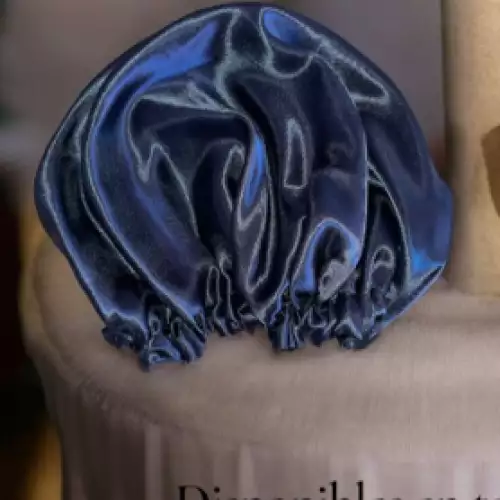 GORROS  EN SATIN NEGRO