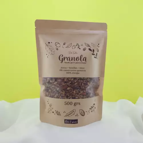 Granola Beso Espresso 500g con café y almendras