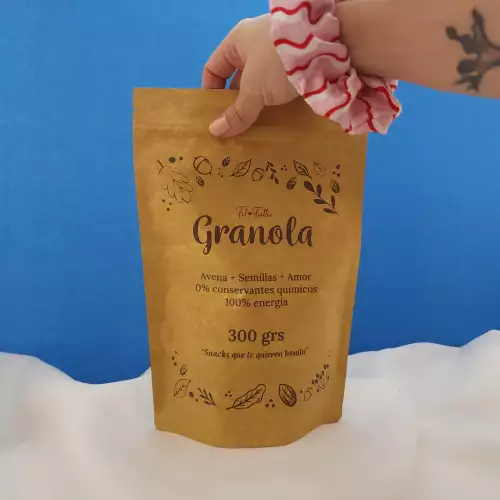 Granola navidad 300g chocolate almendras y canela