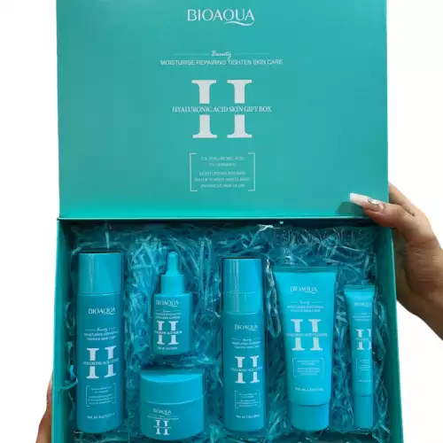 Hidratación Total en 6 Pasos – Kit Bioaqua con Ácido Hialurónico