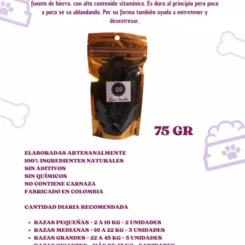 Hígado deshidratado de cerdo