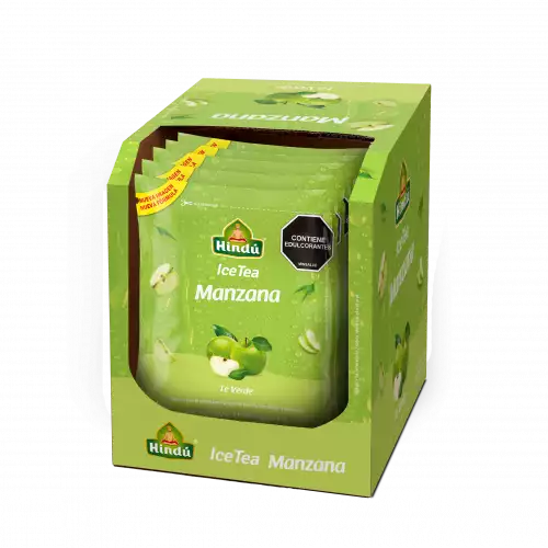 Ice tea sin azúcar sabor manzana x12 sobres