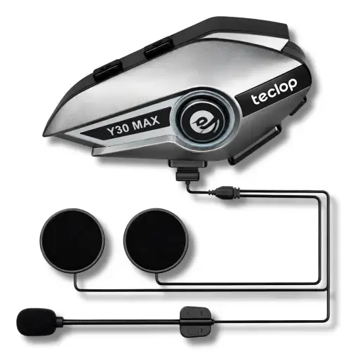 Intercomunicador Bluetooth Para Casco De Moto Y30 Max Audifonos