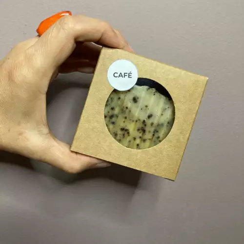 Jabón artesanal de café - Exfoliante y neutralizador de olores