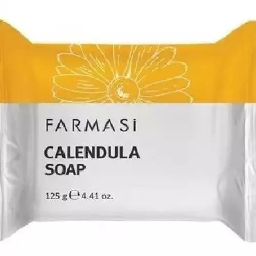 Jabón barra caléndula natural piel seca sensible