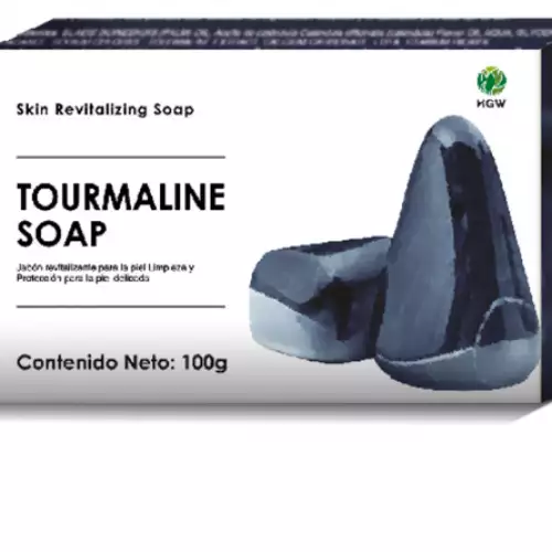 Jabón de turmalina negra con caléndula natural
