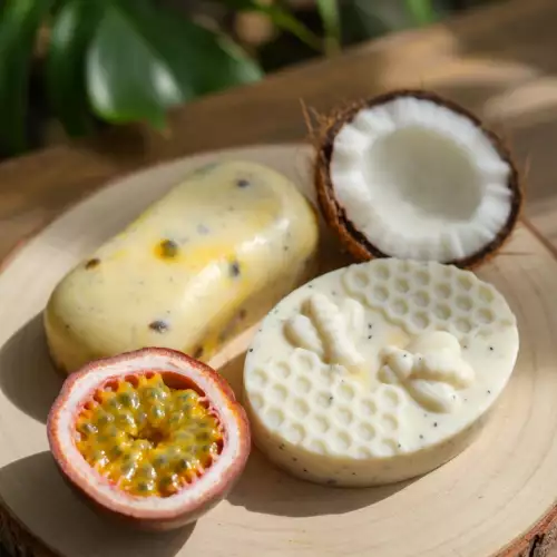 Jabón exfoliante maracuyá y coco 100gr natural