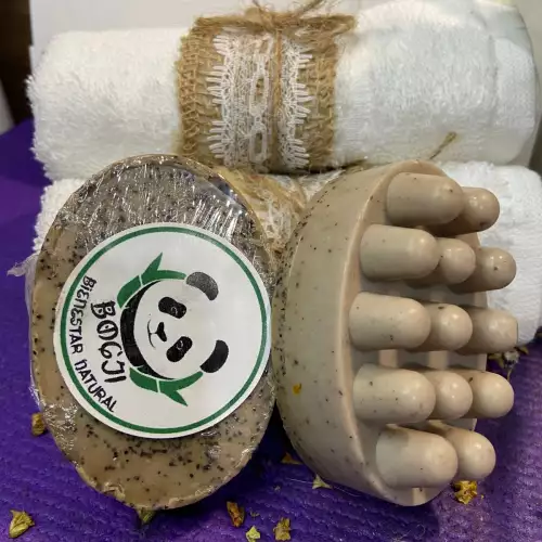 JABON MASAJEADOR DE CAFE Y CANELA