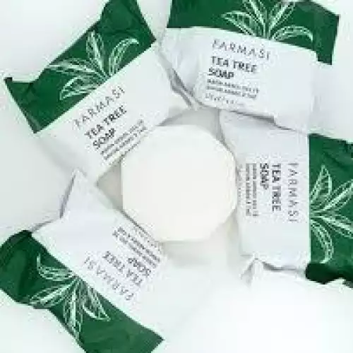Jabón natural tea tree limpieza profunda purificante