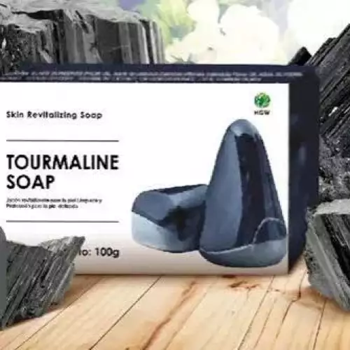 Jabón turmalina purificante limpieza profunda diaria