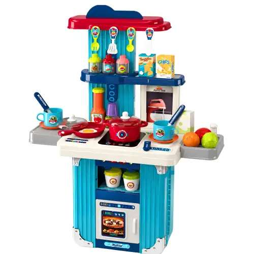 Juguete De Cocina Didactico Modelo 106A En Maletin Set Multiuso Y Manual