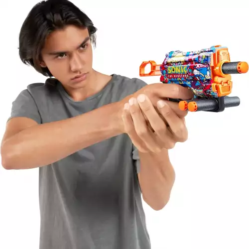 Juguete Lanzador de Dardos de Espuma para Niños Sonic