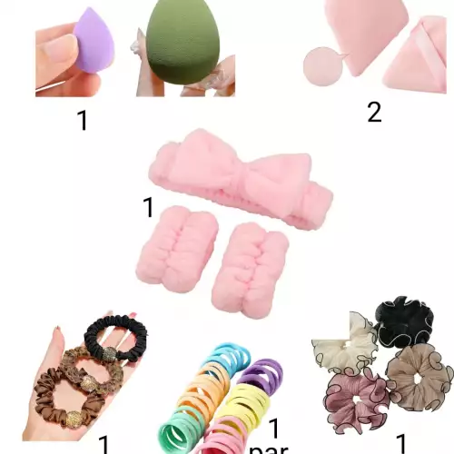 KIT ACCESORIOS PARA MAQUILLAR
