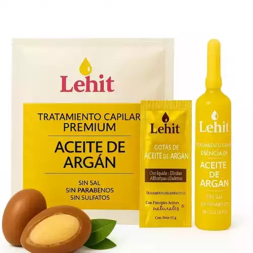 Kit aceite de argán capilar tratamiento ampolla