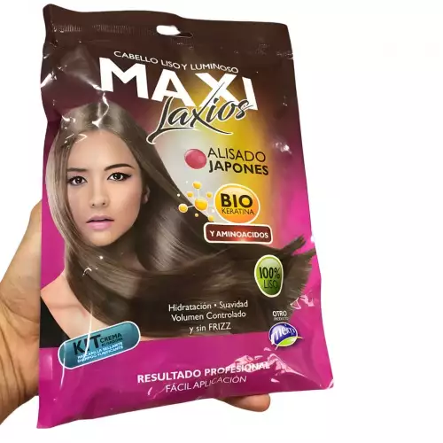 Kit alisado japonés Laxios antifrizz 210 ml
