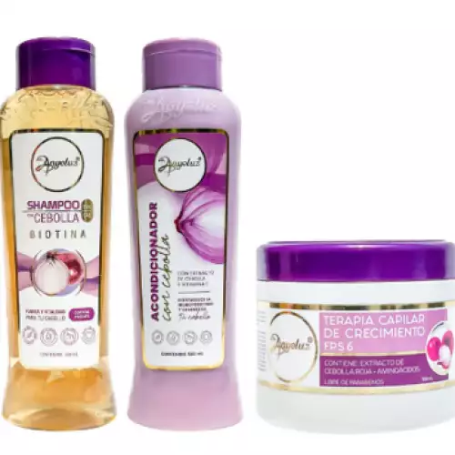 Kit cebolla shampoo acondicionador terapia capilar 800 ml