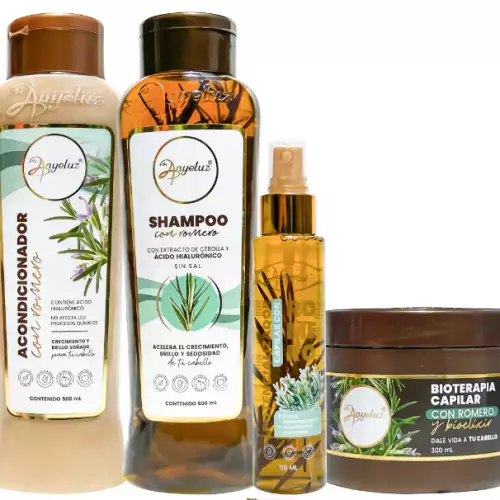 Kit completo capilar romero crecimiento y fortalecimiento